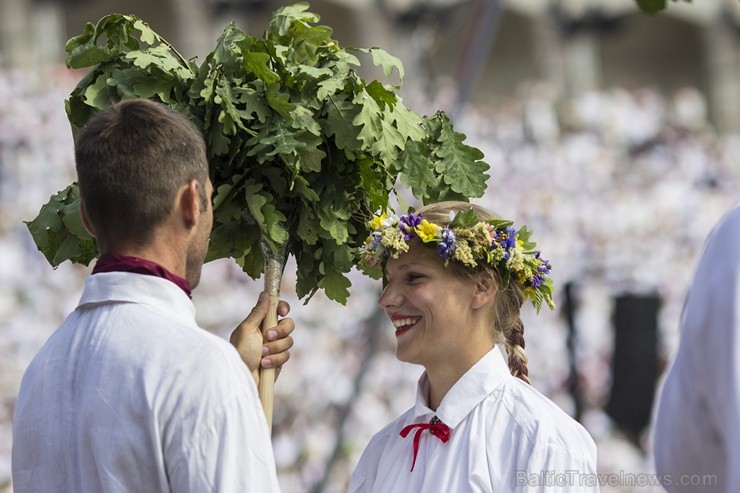 Sestdien, 6. jūlijā notika XXV Vispārējo latviešu Dziesmu un XV Deju svētku Noslēguma koncerta Līgo ģenerālmēģinājumi Sestdien, 6. jūlijā notika XXV Vispārējo latviešu Dziesmu un XV Deju svētku Noslēguma koncerta Līgo ģenerālmēģinājumi 98256