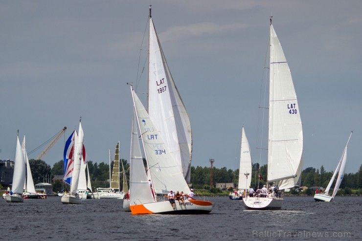 No 2. līdz 6. jūlijam risinājās Latvijas atklātais jūras burāšanas čempionāts. 99503