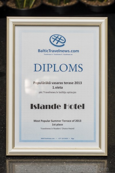 Travelnews.lv lasītāju aptaujā Vasaras terase 2013 pirmo vietu ieguva viesnīcas Islande Hotel restorāna vasaras terase Travelnews.lv lasītāju aptaujā Vasaras terase 2013 pirmo vietu ieguva viesnīcas Islande Hotel restorāna vasaras terase 106944