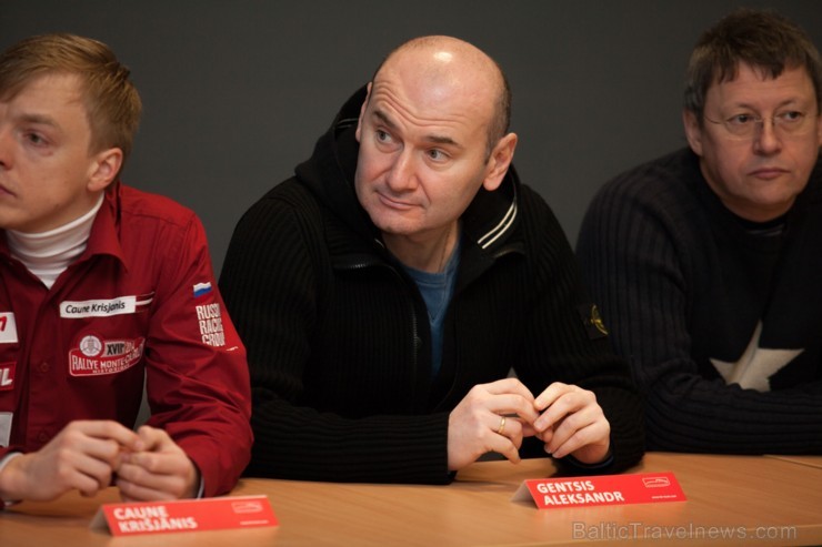 15.12.2013 sacīkšu trases Biķernieki administrācijas ēkā notika Russo Baltic Racing Team komandas prezentācija vēsturiskajam rallijam Monte Carlo Hist 15.12.2013 sacīkšu trases Biķernieki administrācijas ēkā notika Russo Baltic Racing Team komandas prezentācija vēsturiskajam rallijam Monte Carlo Hist 111125