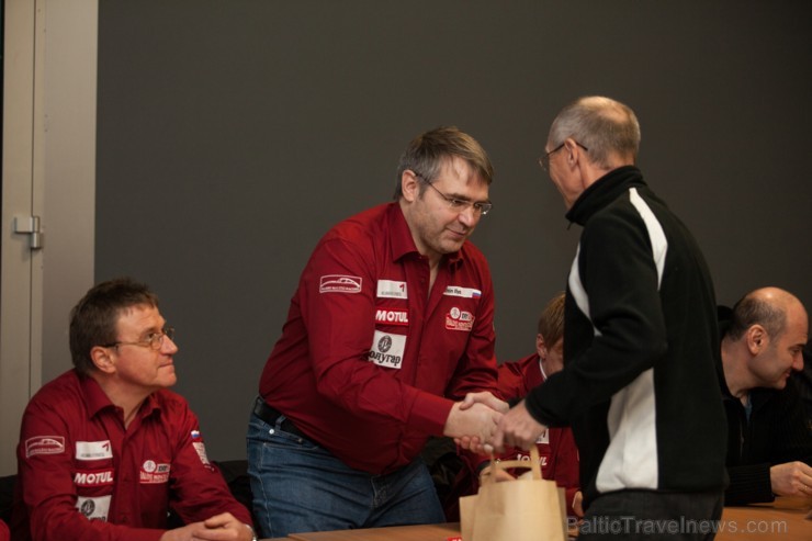 15.12.2013 sacīkšu trases Biķernieki administrācijas ēkā notika Russo Baltic Racing Team komandas prezentācija vēsturiskajam rallijam Monte Carlo Hist 15.12.2013 sacīkšu trases Biķernieki administrācijas ēkā notika Russo Baltic Racing Team komandas prezentācija vēsturiskajam rallijam Monte Carlo Hist 111130