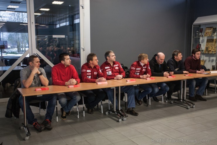 15.12.2013 sacīkšu trases Biķernieki administrācijas ēkā notika Russo Baltic Racing Team komandas prezentācija vēsturiskajam rallijam Monte Carlo Hist 15.12.2013 sacīkšu trases Biķernieki administrācijas ēkā notika Russo Baltic Racing Team komandas prezentācija vēsturiskajam rallijam Monte Carlo Hist 111132