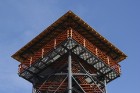 Skatu tornis Kristakrūgā ļauj pārlūkot Teiču dabas rezervātu jebkuram garāmbraucējam
