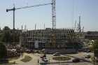 Liepājas jaunās koncertzāles Lielais Dzintars būvlaukumā notikusi pirmā preses konference