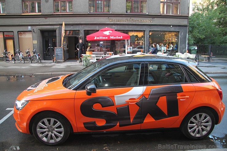 Sixt velosipēdisti (www.sixt.lv/velo) ciemojas un sacenšas restorānā «Sirmais & Dreibants» 131580