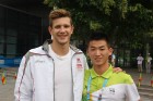 Latvijas jaunie olimpieši apgūst Ķīnas zemkopības tradīcijas