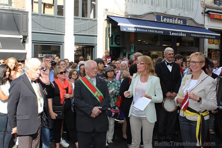 21.09.2014 Briselē festivāla Folklorissimo ietvaros tika atklātas 