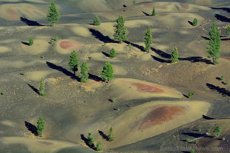 Krāsainās kāpas Lassen Volcanic nacionālajā parkā 142919