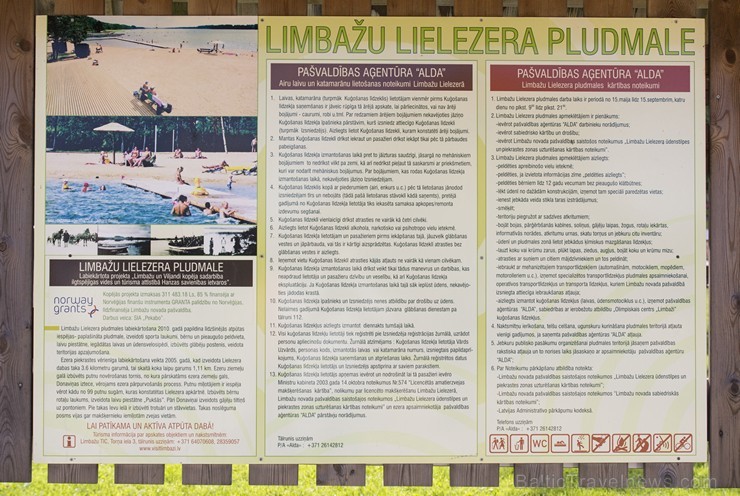 Limbažu Lielezera pludmalei pirmo reizi piešķir Zilo Karogu 150326