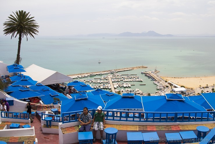 Travelnews.lv redakcija apskata populāro Sidi Bou Said pilsētu Tunisijā 150640