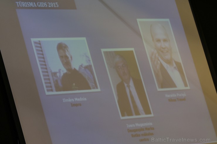 «Tūrisma gids 2015» nominācijai tika izvirzīti Ilmārs Mednis (Impro), Ivars Magazeinis (Daugavpils Marka Rotko mākslas centrs) un Haralds Puriņš (Niko «Tūrisma gids 2015» nominācijai tika izvirzīti Ilmārs Mednis (Impro), Ivars Magazeinis (Daugavpils Marka Rotko mākslas centrs) un Haralds Puriņš (Niko 168380