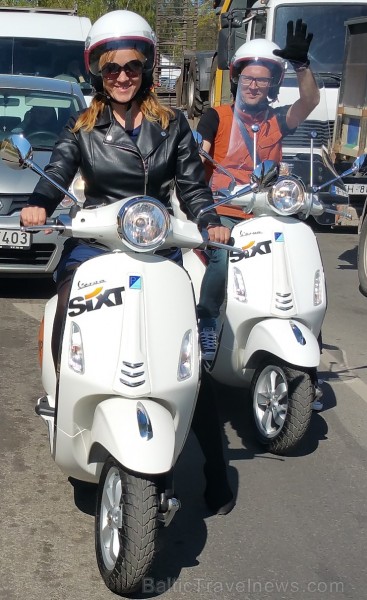Autonoma «Sixt Latvija» piedāvā ar motorolleriem «Vespa» iepazīt citādu Rīgu un Travelnews.lv to izdara Autonoma «Sixt Latvija» piedāvā ar motorolleriem «Vespa» iepazīt citādu Rīgu un Travelnews.lv to izdara 174397