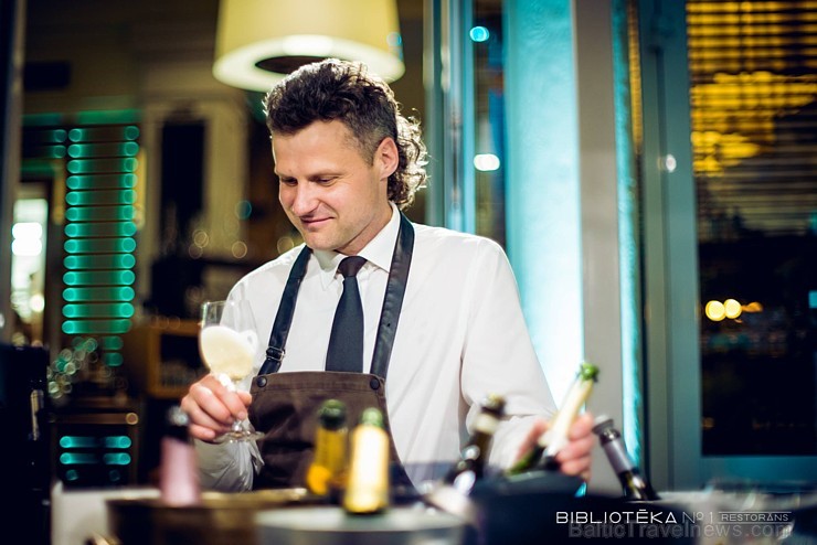 «Bibliotēka No1» Restorāns svin jauno šampanieša karti ar šefpavāra Māra Jansona «Even More Champagne» gatavotajām vakariņām «Bibliotēka No1» Restorāns svin jauno šampanieša karti ar šefpavāra Māra Jansona «Even More Champagne» gatavotajām vakariņām 176443