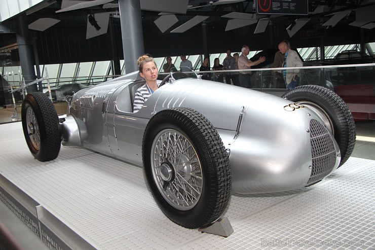 Rīgas Motormuzejā goda vietu ieņēmis kalnu sacīkšu auto – Auto Union CD V16 176989
