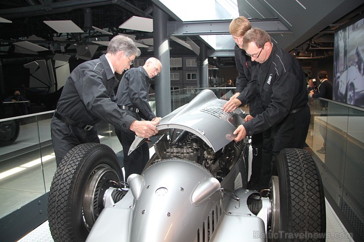 Rīgas Motormuzejā goda vietu ieņēmis kalnu sacīkšu auto – Auto Union CD V16 177003