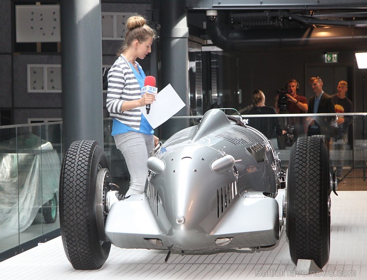 Rīgas Motormuzejā goda vietu ieņēmis kalnu sacīkšu auto – Auto Union CD V16 177013