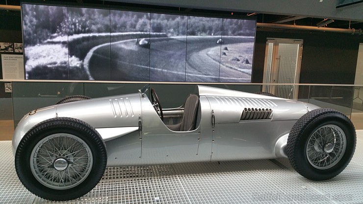 Rīgas Motormuzejā goda vietu ieņēmis kalnu sacīkšu auto – Auto Union CD V16 177014