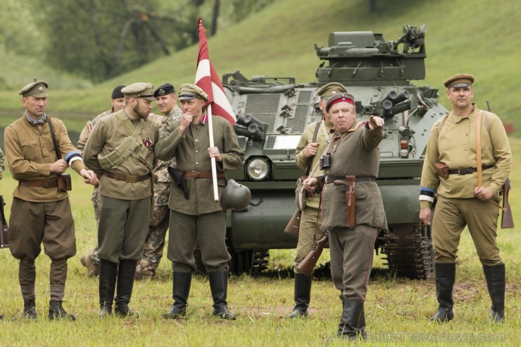 Cēsu kaujas godina ar to rekonstrukciju 177705
