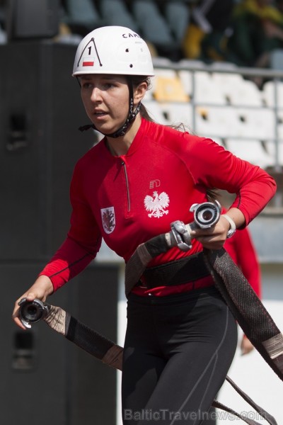 Latvijas čempionāts ugunsdzēsības sportā pulcē labākos pašmāju un ārzemju sporistus 177985