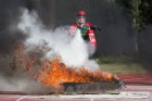 Latvijas čempionāts ugunsdzēsības sportā pulcē labākos pašmāju un ārzemju sportistus
