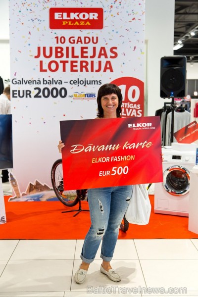 Akcijas «ELKOR PLAZA 10 gadi» uzvarētāja iegūst galveno balvu, kura ir ceļojums no tūroperatora Alida Tours 2.000 eiro vērtībā Akcijas «ELKOR PLAZA 10 gadi» uzvarētāja iegūst galveno balvu, kura ir ceļojums no tūroperatora Alida Tours 2.000 eiro vērtībā 180929