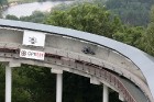 Siguldas bobsleja trasē pulcējas drosmīgie un ekstrēmie 