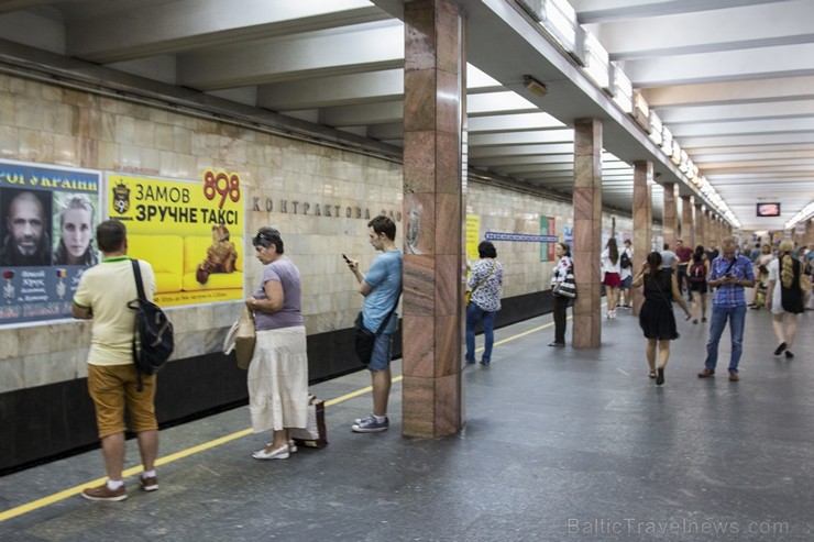 Kijevas metro sistēma ir visātrākais, ērtākais un lētākais veids, kā iepazīt Kijevu 183087