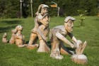 Beverīnas koka skulptūru parks aizrauj gan pieaugušos, gan bērnus