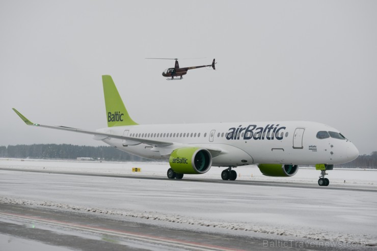 Rīga. Šodien, 2016.gada 30.novembrī Latvijas lidsabiedrība airBaltic Rīgā sagaidīja pasaulē pirmo Bombardier CS300 lidmašīnu. Rīga. Šodien, 2016.gada 30.novembrī Latvijas lidsabiedrība airBaltic Rīgā sagaidīja pasaulē pirmo Bombardier CS300 lidmašīnu. 188878