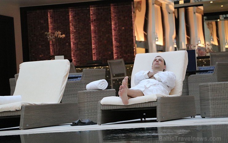Tūrisma firmas «Baltic Travel Group» vadītājs izbauda «Four Seasons Hotel Moscow» spa piedāvājumu 190319