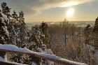 Ogres dabas parkos un upes promenādē aplūkojama lieliska ainava