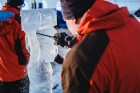 Jelgavā jau tapušas pirmās 30 ledus skulptūras
