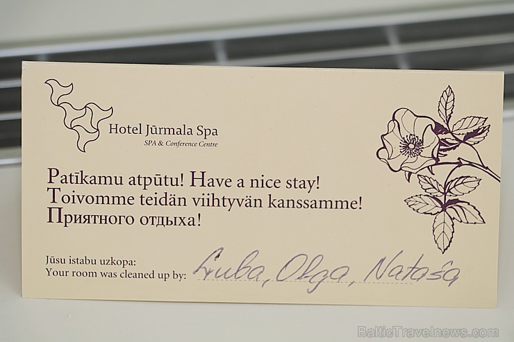 Travelnews.lv redakcija izbauda un novērtē «Jūrmala Hotel Spa» servisu 195367