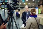 Svinīgā gaisotnē aizlidojis pirmais «AirBaltic» reiss uz Liepāju