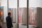 Liepājas koncertzālē «Lielais dzintars» atklāta gleznotājas Džemmas Skulmes personālizstāde «Krāsas garša»