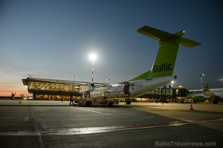 Lidosta «Rīga» un «Airbaltic» medijiem atrāda savu infrastruktūru un gaisa floti 202229