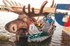 Jelgavā notikusi piecpadsmitā Piena paku laivu regate