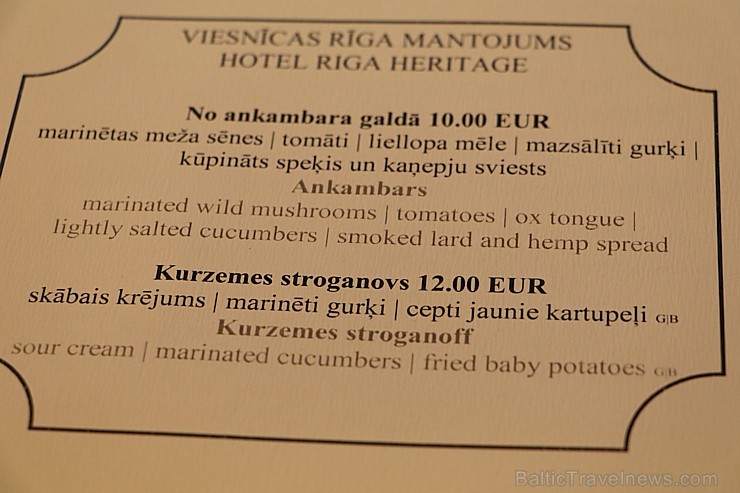 Jaunā 5 zvaigžņu viesnīca «Grand Hotel Kempinski Riga» iepazīstina Travelnews.lv ar gardēžu ēdienkarti Jaunā 5 zvaigžņu viesnīca «Grand Hotel Kempinski Riga» iepazīstina Travelnews.lv ar gardēžu ēdienkarti 208204