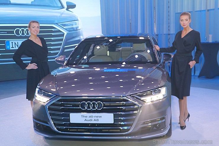 Latvijā 18.10.2017 tiek prezentēts jaunais luksus klases automobilis īpašai ceļošanai - Audi A8 209191