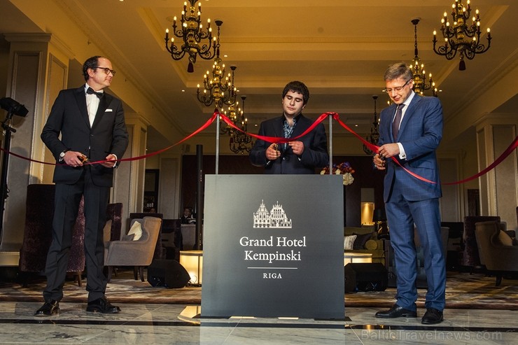 Rīgā oficiāli atklāj jaunu 5 zvaigžņu viesnīcu «Grand Hotel Kempinski Riga» 211890