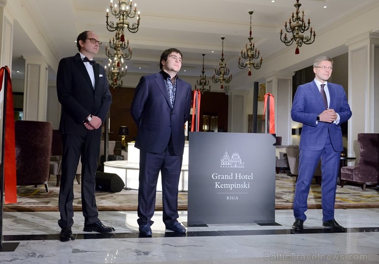 Rīgā oficiāli atklāj jaunu 5 zvaigžņu viesnīcu «Grand Hotel Kempinski Riga» 211892