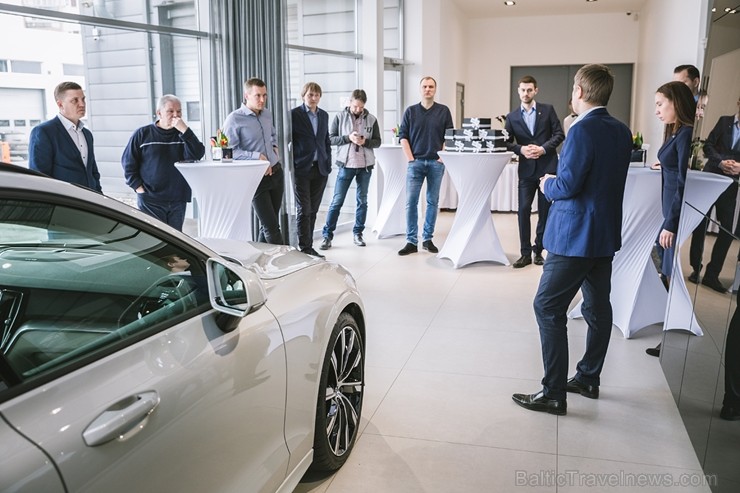 Latvijā 12.03.2018. tiek prezentēts jaunais un elegantais Volvo V60 Foto: balticpictures.lv 218753