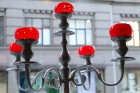 Restorānā «Vīna Studija» ir skatāma mākslinieces Ilvitas Didrihsones personālizstāde «Sarunas caur puķēm»