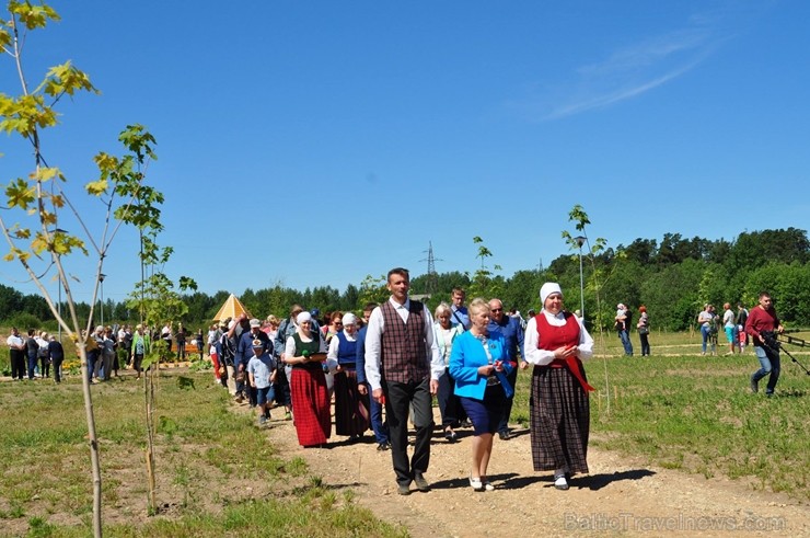 Ludzā  svinīgi atklāj jaunizveidoto Gaismas dārzu 225511