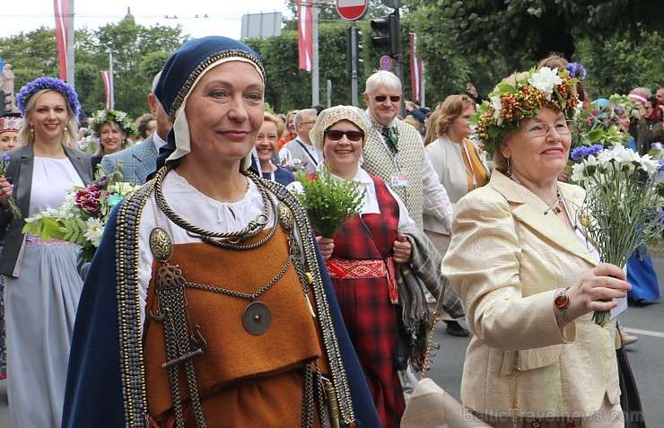 Dziesmu un deju svētku atklāšanas gājiens 1.07.2018 pulcē Rīgā visus Latvijas novadus 226510