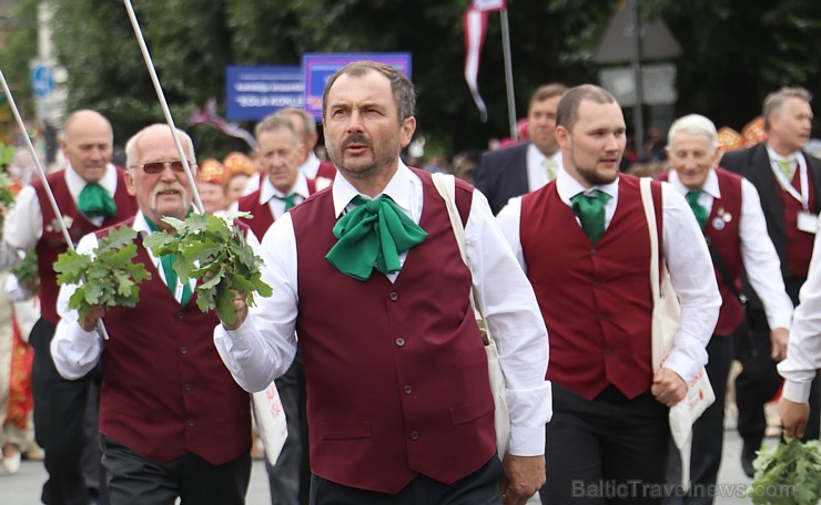 Dziesmu un deju svētku atklāšanas gājiens 1.07.2018 pulcē Rīgā visus Latvijas novadus 226525