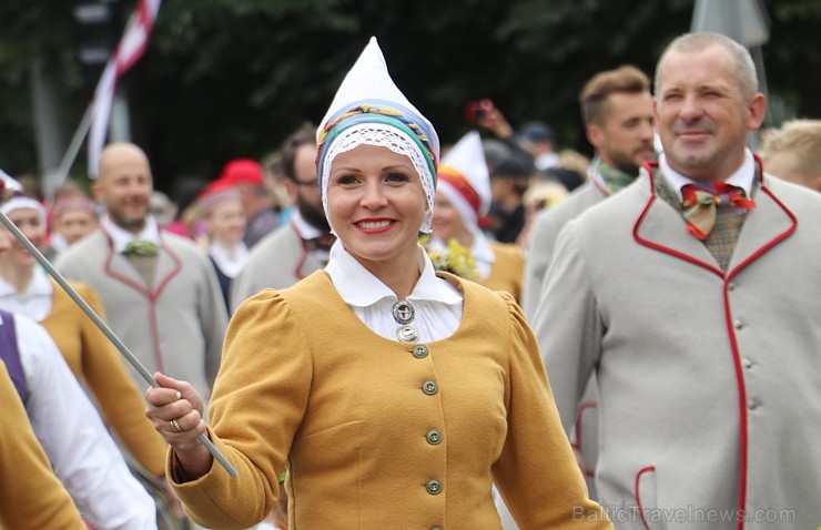 Dziesmu un deju svētku atklāšanas gājiens 1.07.2018 pulcē Rīgā visus Latvijas novadus 226540