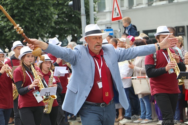 Dziesmu un deju svētku atklāšanas gājiens 1.07.2018 pulcē Rīgā visus Latvijas novadus 226543