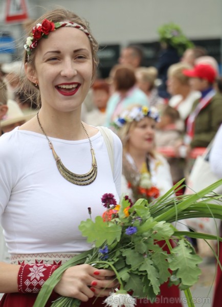 Dziesmu un deju svētku atklāšanas gājiens 1.07.2018 pulcē Rīgā visus Latvijas novadus 226554
