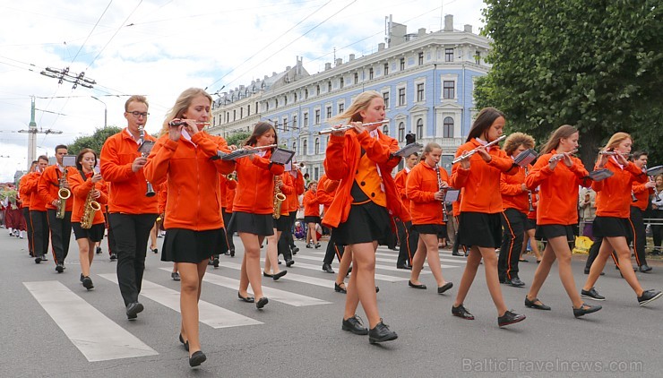Dziesmu un deju svētku atklāšanas gājiens 1.07.2018 pulcē Rīgā visus Latvijas novadus 226567